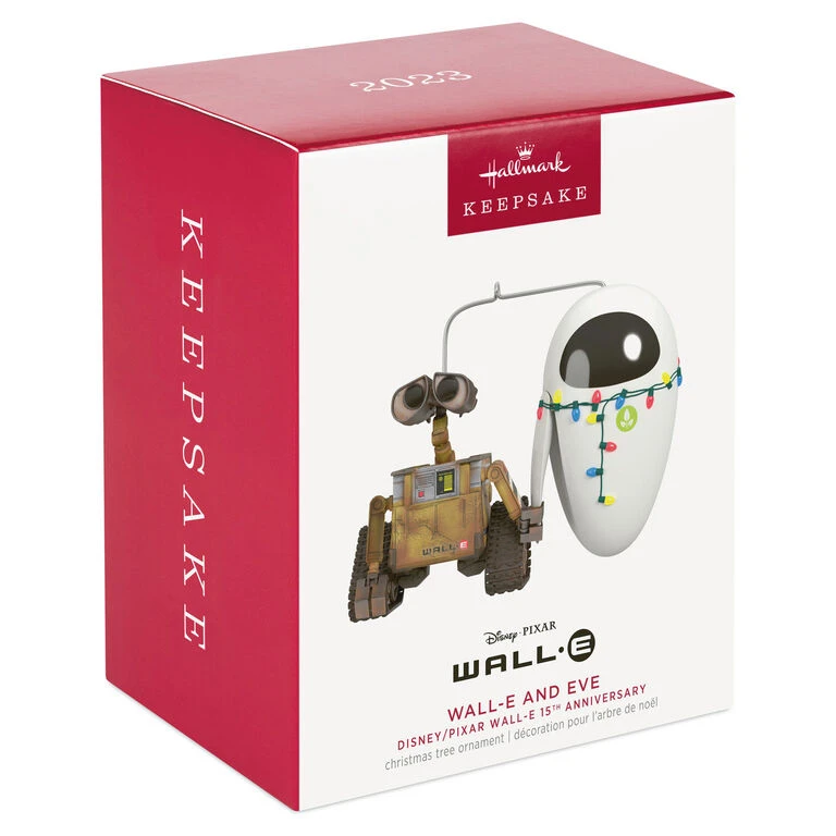 Hallmark Disney/Pixar Wall-E 15th Anniversary Wall-E And Eve Ornament - Image 4