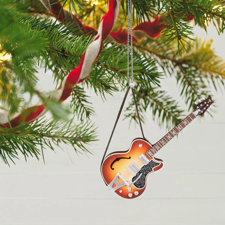 Hallmark Lookin' Out My Back Door Guitar Musical Ornament - Image 2