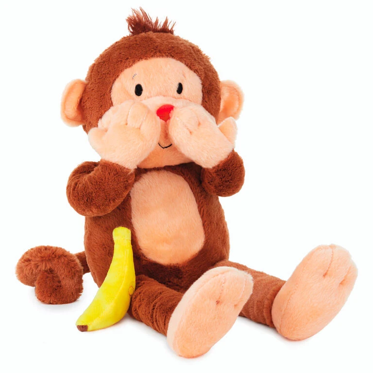 Hallmark Goin' Bananas Monkey Singing Stuffed Animal, 12" - Image 2