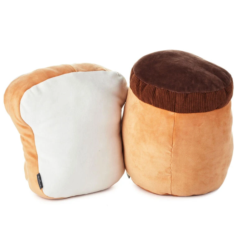 Hallmark Large Better Together Peanut Butter And Jelly Magnetic Plush, 12" - Image 2