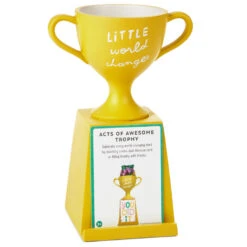 Hallmark Little World Changers⢠Acts Of Awesome Trophy, 7"