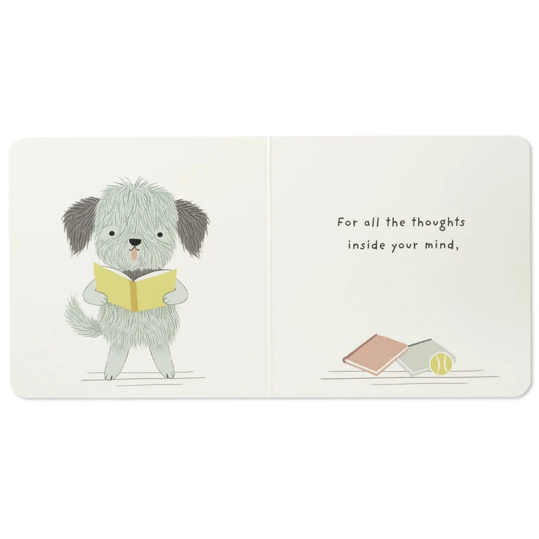 Hallmark MopTops Shaggy Dog Stuffed Animal With You Make Me Proud Board Book - Image 6