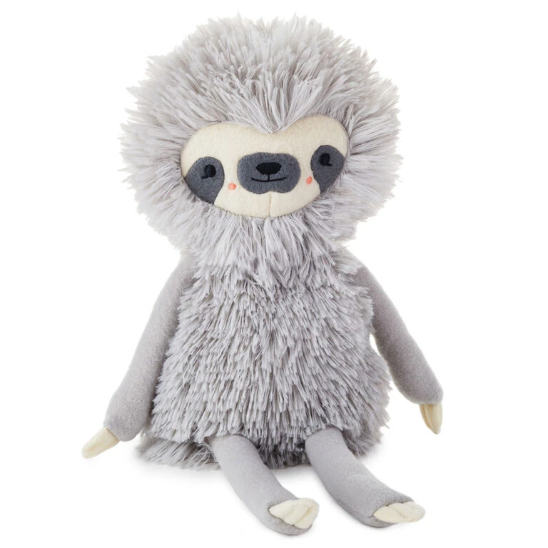 Hallmark MopTops Sloth Stuffed Animal With You Are The Best Board Book - Image 2