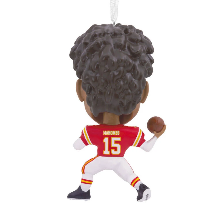 NFL Kansas City Chiefs Patrick Mahomes II Bouncing Buddy Hallmark Ornament - Image 5