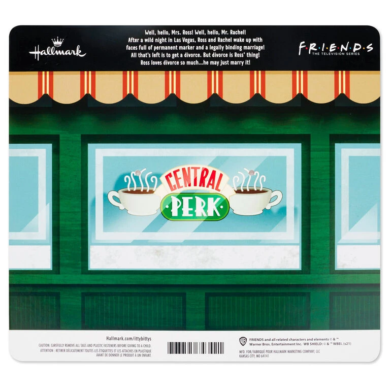 Hallmark Itty Bittys® Friends Ross And Rachel Plush, Set Of 2 - Image 4