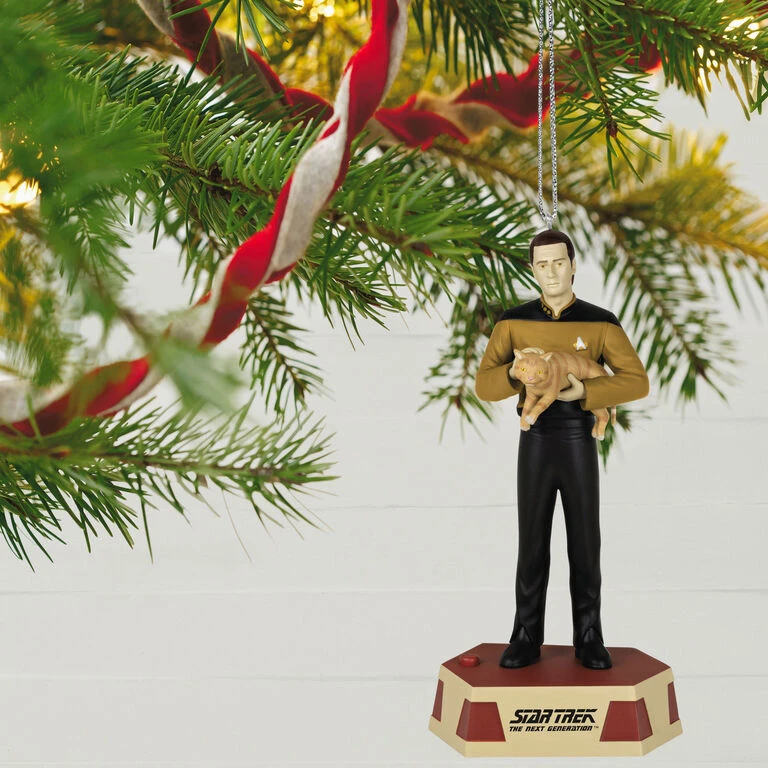 Hallmark Star Trekā¢: The Next Generation Data's Ode To Spot Ornament With Sound - Image 2