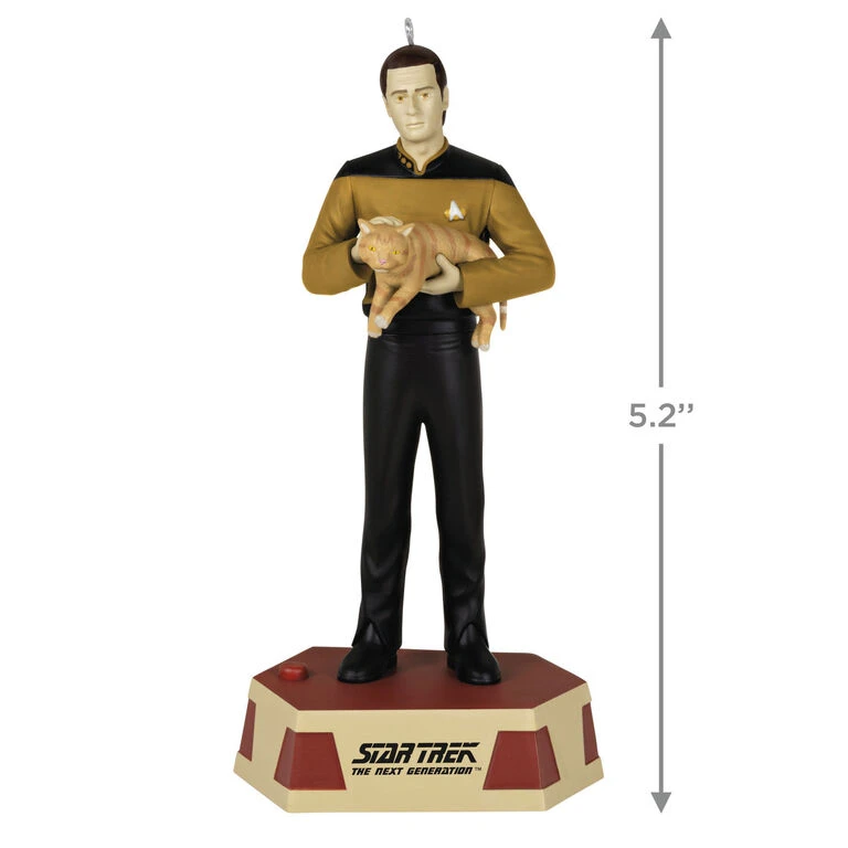 Hallmark Star Trekā¢: The Next Generation Data's Ode To Spot Ornament With Sound - Image 3