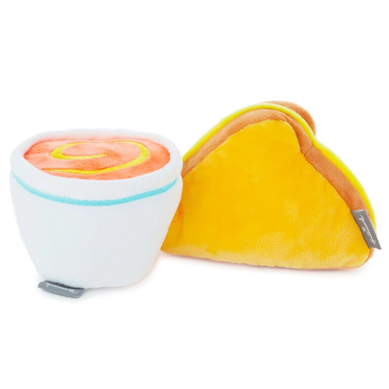 Hallmark Better Together Tomato Soup And Grilled Cheese Magnetic Plush, 5" - Image 2
